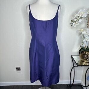 Vintage Byblos Knee Length Purple Dress Size 44